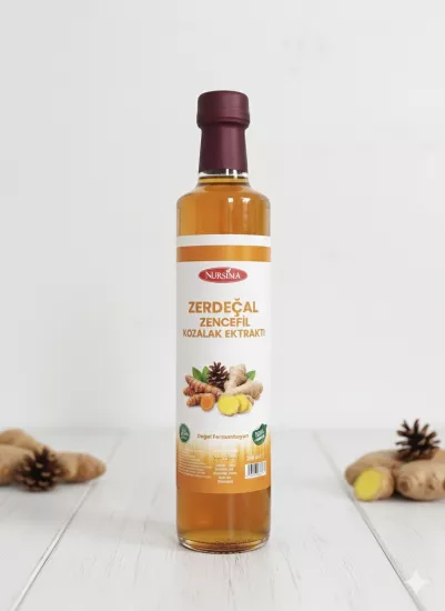 Nursima Zerdeçal Zencefil Kozalak Ekstraktı 250 Ml