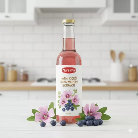 Nursima Hatmi Çiçeği Yaban Mersini Ekstraktı 250 Ml