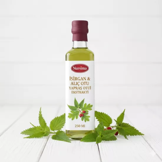 Nursima Isırgan Alıç Yaprağı Ekstraktı 250 Ml Koli 12 Adet