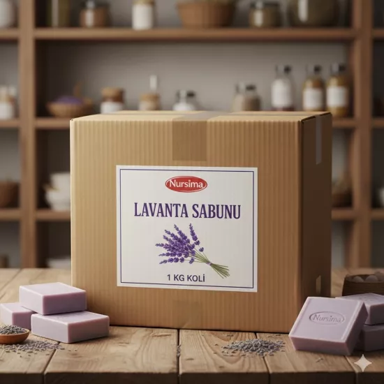 Nursima Lavanta Sabunu 1 Kg Koli 25 Adet