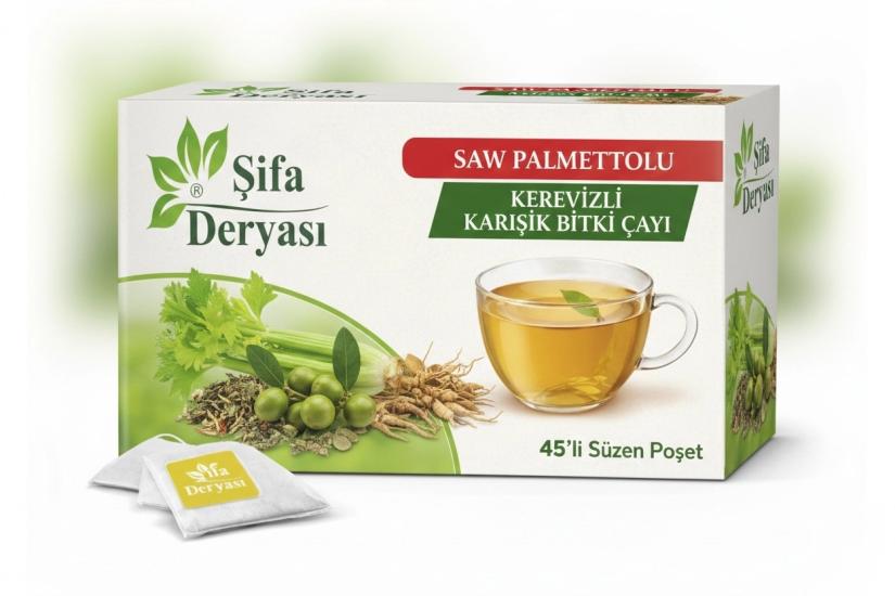 Şifa Deryasi Sawpalmetolu Kereviz Li Karişik Bitki Çayi 45’li Süzen Poset