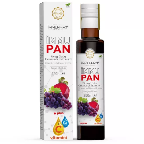 İmmu-Nat İmmu Pan Siyah Üzüm Çekirdeği Ekstratı 250 ML