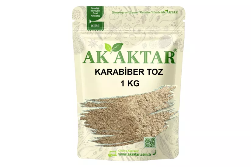 Karabiber Toz 1 Kg Koli 20 Adet