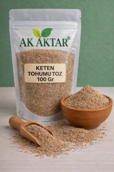 Keten Tohumu Toz 100 Gr