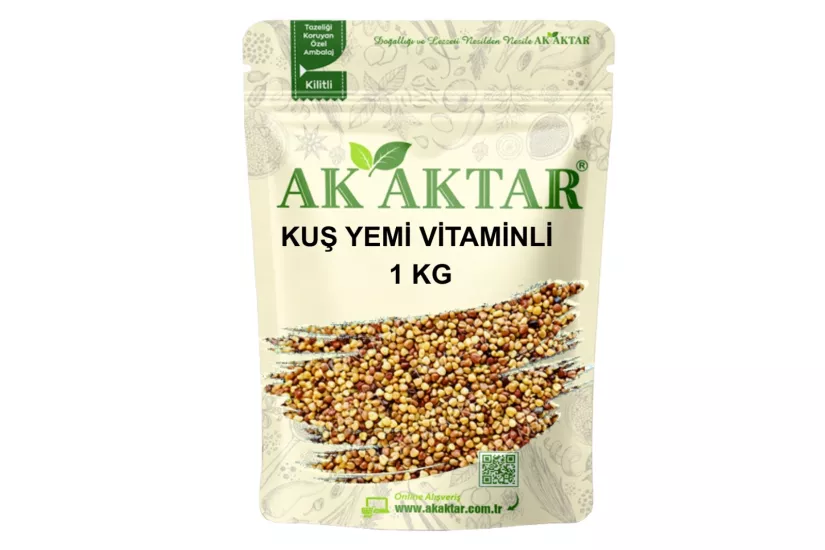 Kuş Yemi Vitaminli 1 Kg