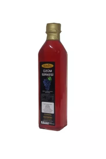 Nursima Üzüm Sirkesi Cam Şişe 500 Ml