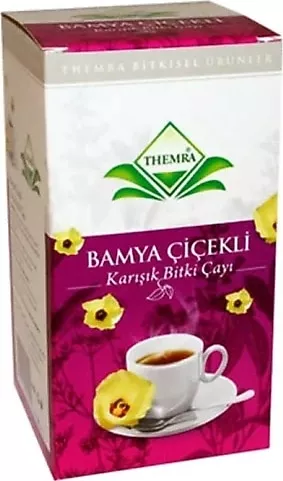 Themra Bamya Çiçekli Karışık Bitki Çayı 130 g Koli 15 Adet