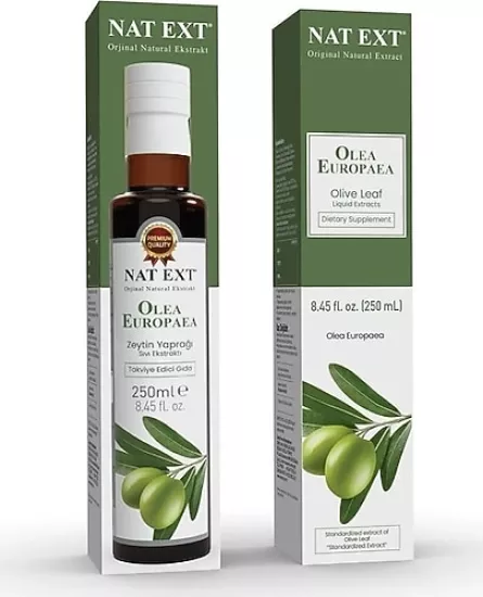 Nat Ext Olea Europaea (Zeytin Yaprağı) Sıvı Ekstratı 250 Ml Koli 12 Adet