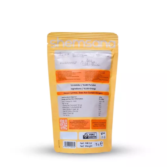 Shemsana Kurutulmuş Portakal 15 Gram Paket