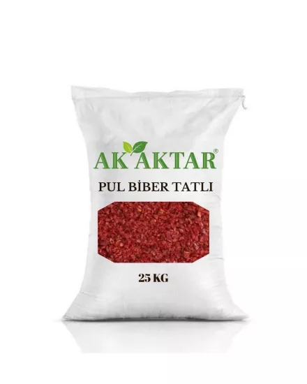 Pul Biber Tatlı 25 Kg