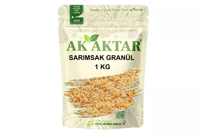 Sarımsak Granül 1 Kg Koli 20 Adet