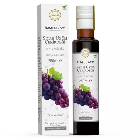 Immu-Nat Siyah Üzüm Çekirdeği Ekstraktı 250Ml