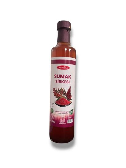 Nursima Sumak Sirkesi Cam Şişe 500 Ml Koli 12 Adet