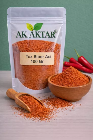 Toz Biber Acı 100 Gr Koli 20 Adet