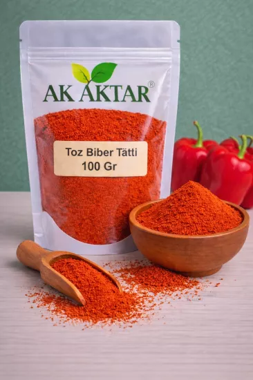 Toz Biber Tatlı 100 Gr Koli 20 Adet